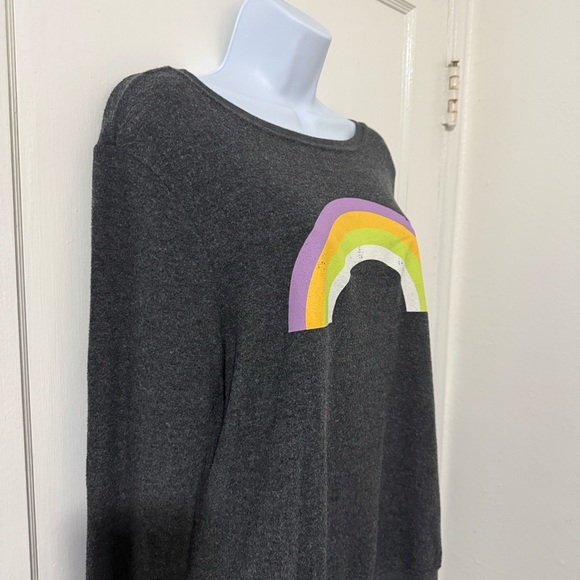Wildfox Over the Rainbow Rory Pullover Sweater - Picture 4 of 12